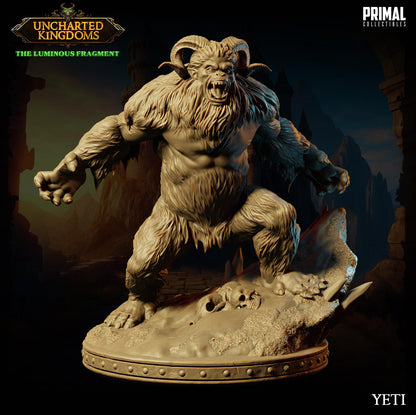 Yetis | Uncharted Kingdoms | TTRPG D&D Miniature | Primal Collectibles