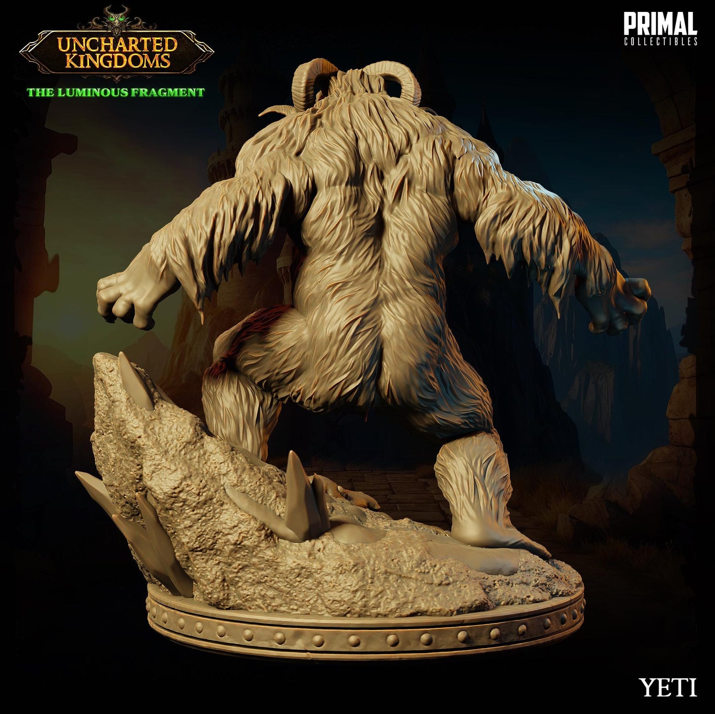 Yetis | Tabletop Scale | TTRPG D&D Miniature | Primal Collectibles