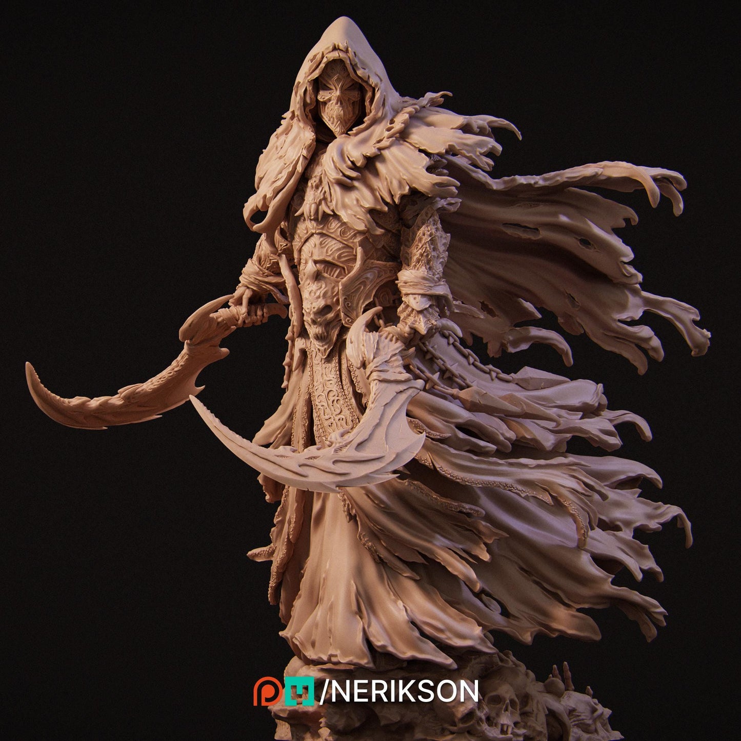 Four Horsemen, Death | Garage Resin Kit Statue | D&D TTRPG Fantasy Miniature | Nerikson