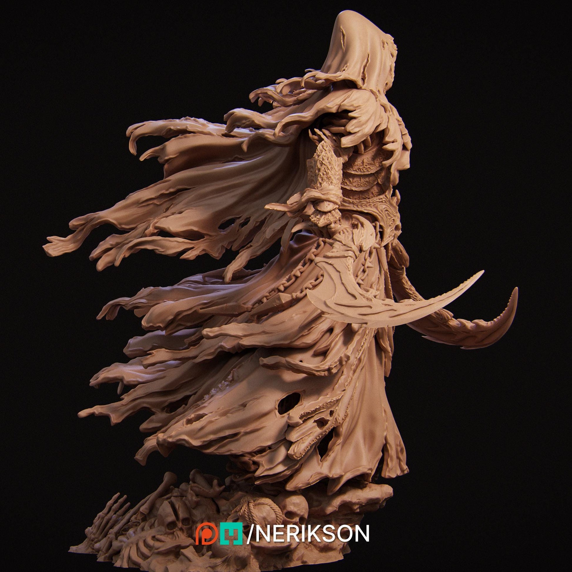 Four Horsemen, Death | Garage Resin Kit Statue | D&D TTRPG Fantasy Miniature | Nerikson