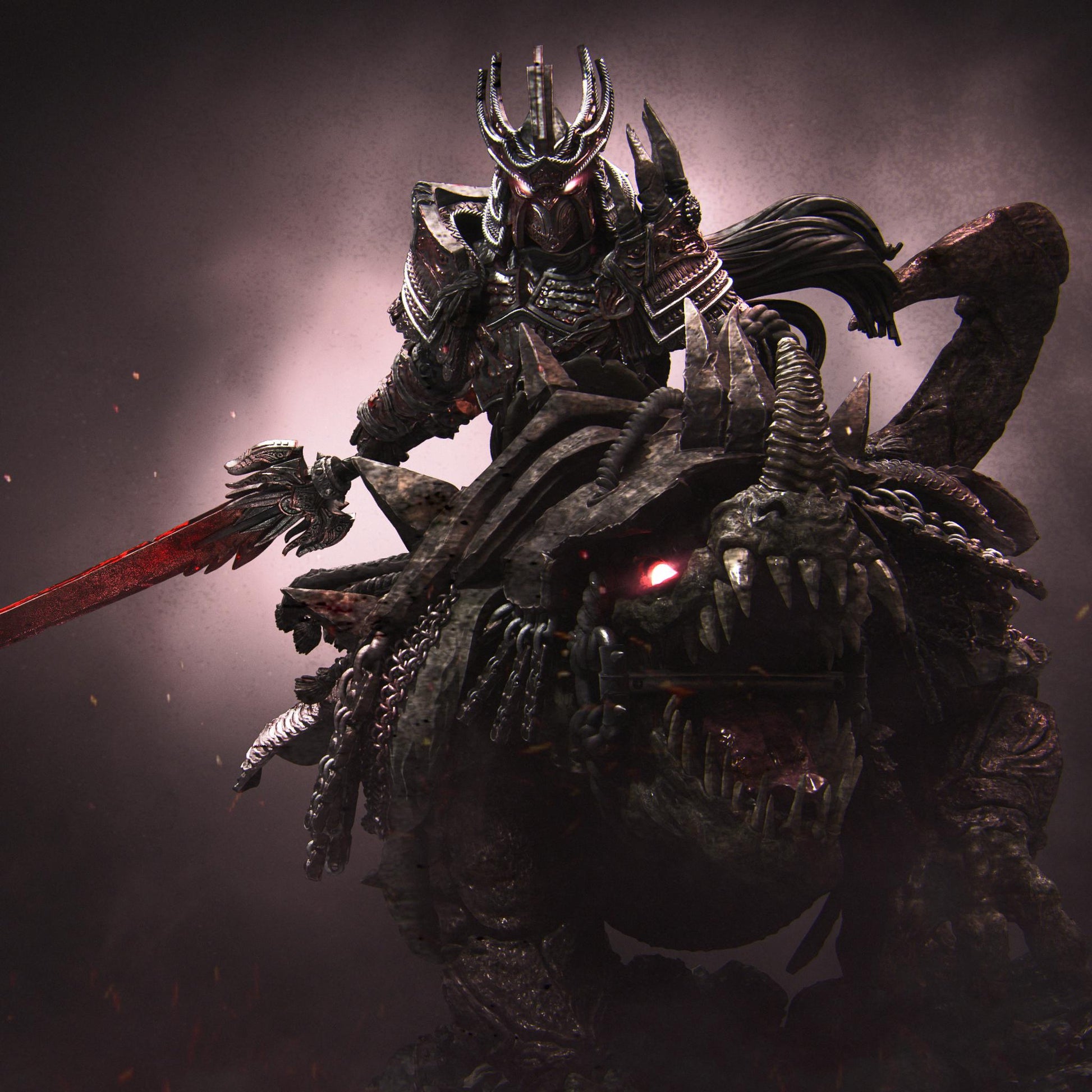 Four Horsemen, War | Garage Resin Kit Statue | D&D TTRPG Fantasy Miniature | Nerikson