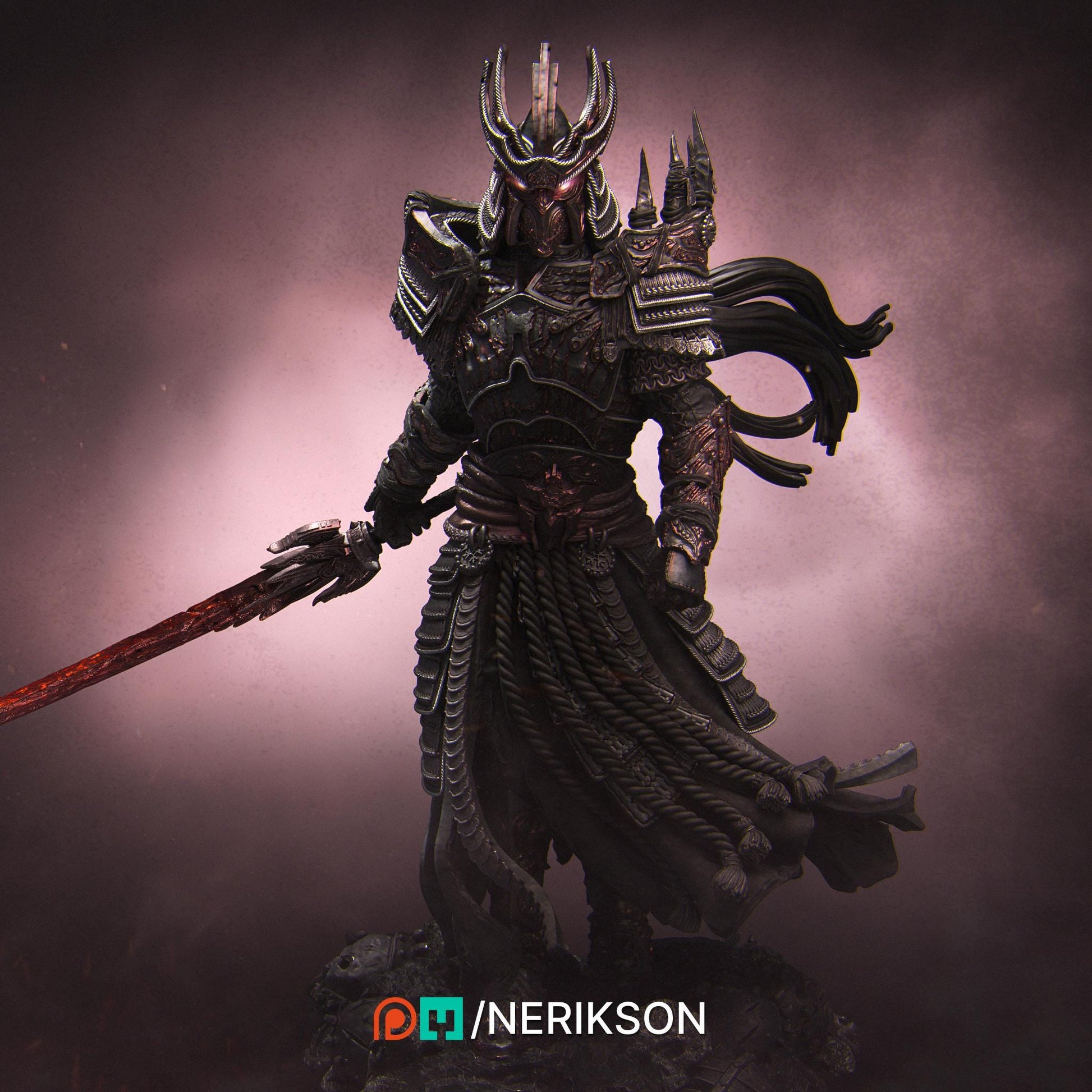 Four Horsemen, War | Garage Resin Kit Statue | D&D TTRPG Fantasy Miniature | Nerikson