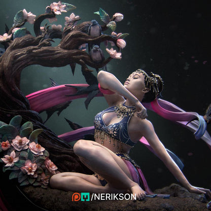 Four Seasons, Spring | Garage Resin Kit Statue | D&D TTRPG Fantasy Miniature | Nerikson