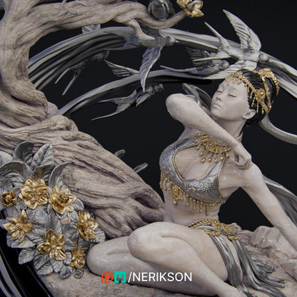 Four Seasons, Spring | Garage Resin Kit Statue | D&D TTRPG Fantasy Miniature | Nerikson