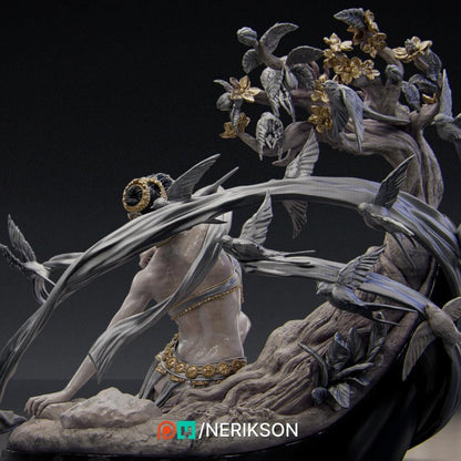 Four Seasons, Spring | Garage Resin Kit Statue | D&D TTRPG Fantasy Miniature | Nerikson