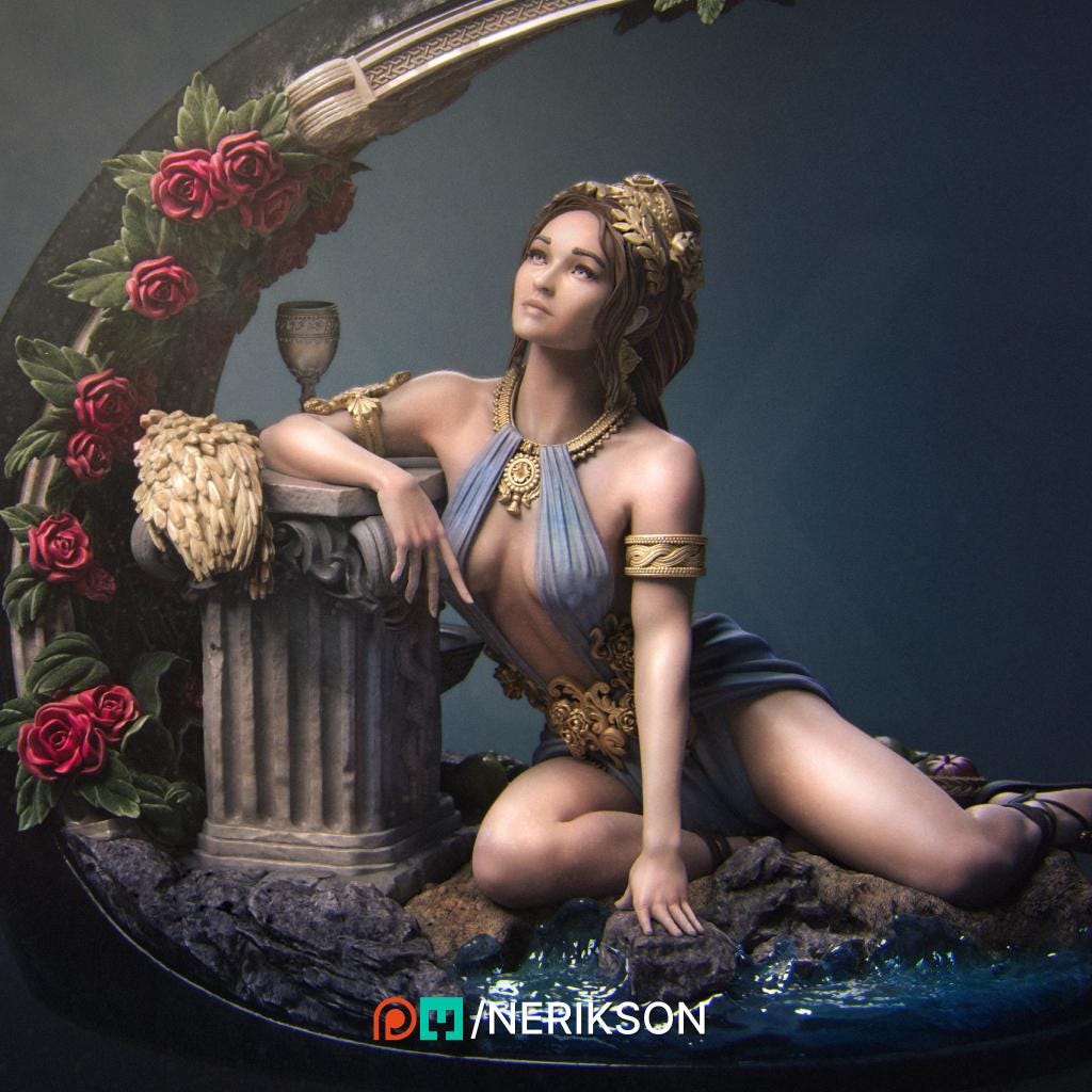 Four Seasons, Summer | Garage Resin Kit Statue | D&D TTRPG Fantasy