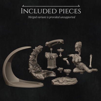 Four Seasons, Summer | Garage Resin Kit Statue | D&D TTRPG Fantasy Miniature | Nerikson