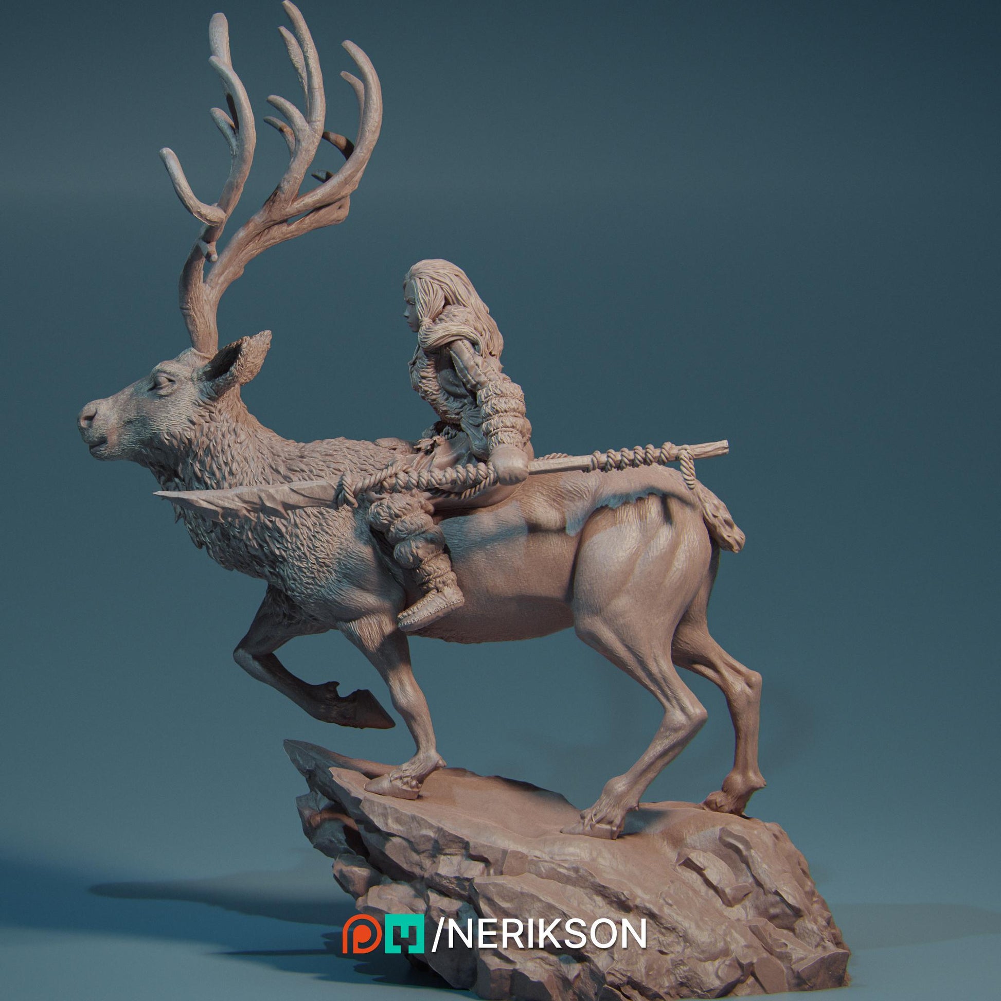 Gerda | TABLETOP SCALE | D&D TTRPG Fantasy Miniature | Nerikson