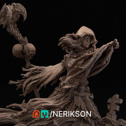 Grim Reaper | Garage Resin Kit Statue | D&D TTRPG Fantasy Miniature | Nerikson