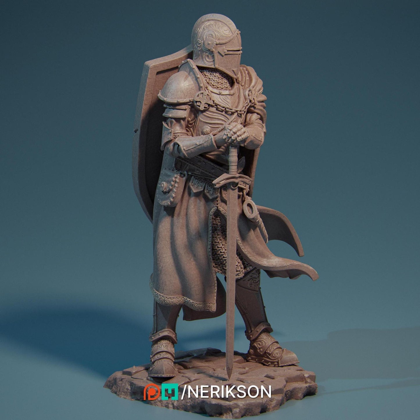 Ivanhoe | TABLETOP SCALE | D&D TTRPG Fantasy Miniature | Nerikson