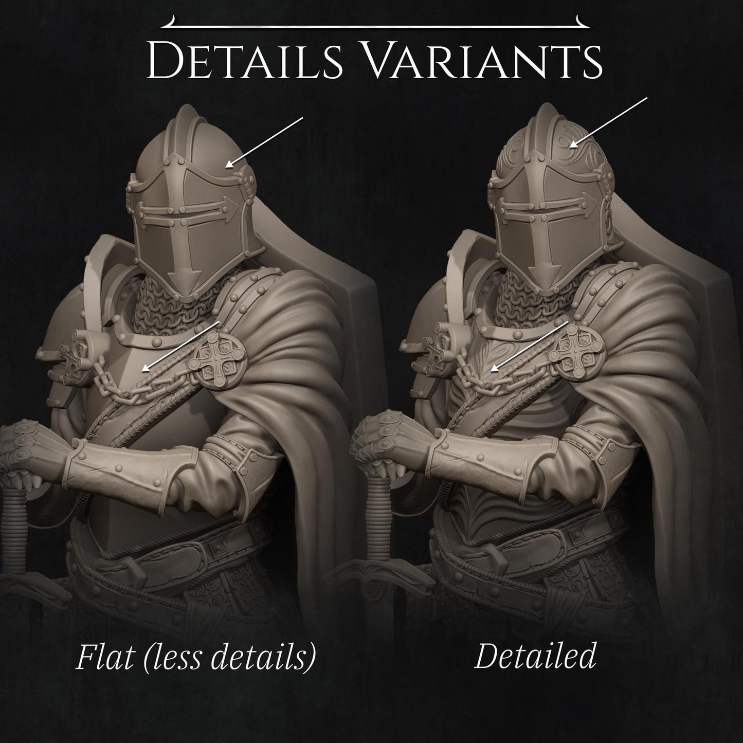 Ivanhoe | TABLETOP SCALE | D&D TTRPG Fantasy Miniature | Nerikson