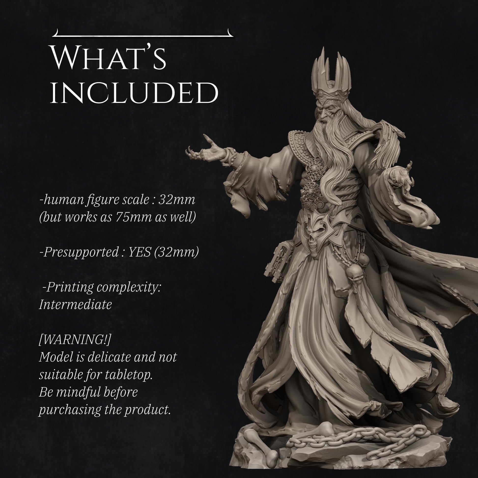 Koshei | TABLETOP SCALE | D&D TTRPG Fantasy Miniature | Nerikson