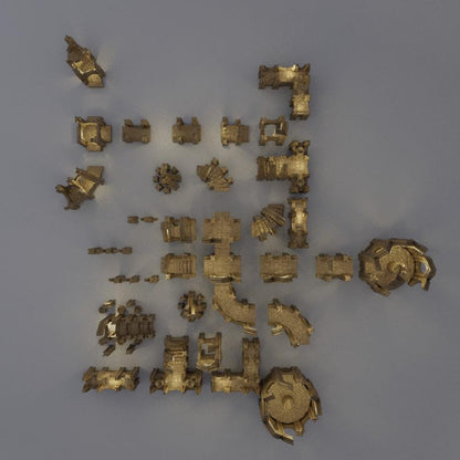 Elven Ruins | 28mm Scale Model Terrain | D&D TTRPG Playable 3D Printed Building | MiniatureLand