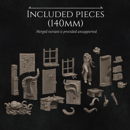 Laura the Detective, Full Diorama | Garage Resin Kit Statue | D&D TTRPG Fantasy Miniature | Nerikson