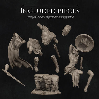 Medusa and Perseus, Greek Mythology | Garage Resin Kit Statue | D&D TTRPG Fantasy Miniature | Nerikson