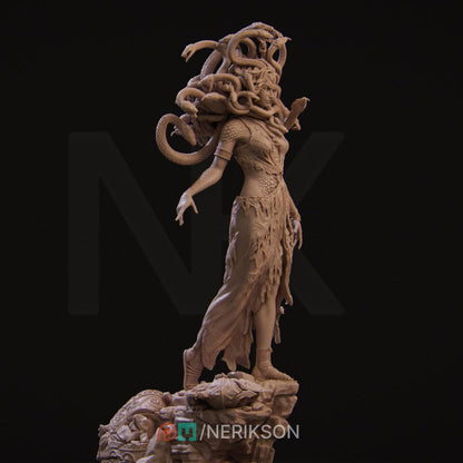 Medusa Standalone, Greek Mythology | Garage Resin Kit Statue | D&D TTRPG Fantasy Miniature | Nerikson