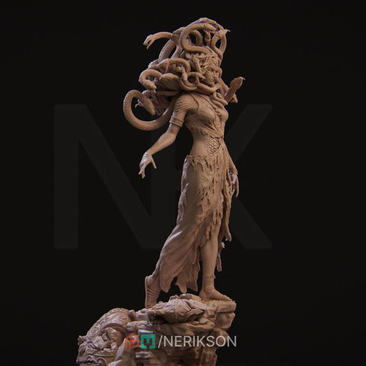 Medusa Standalone, Greek Mythology | Garage Resin Kit Statue | D&D TTRPG Fantasy Miniature | Nerikson