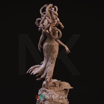 Medusa Standalone, Greek Mythology | Garage Resin Kit Statue | D&D TTRPG Fantasy Miniature | Nerikson