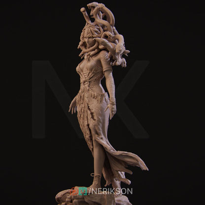 Medusa Standalone, Greek Mythology | Garage Resin Kit Statue | D&D TTRPG Fantasy Miniature | Nerikson