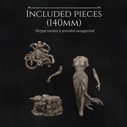 Medusa Standalone, Greek Mythology | Garage Resin Kit Statue | D&D TTRPG Fantasy Miniature | Nerikson
