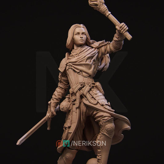 Nameless Hero | Garage Resin Kit Statue | D&D TTRPG Fantasy Miniature | Nerikson