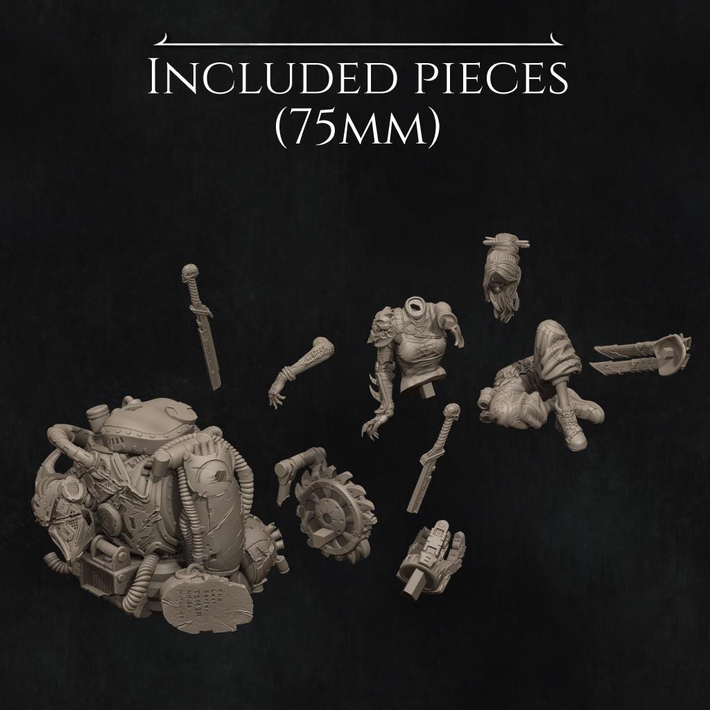 Neo Nixxi, Full Diorama | Garage Resin Kit Statue | D&D TTRPG Fantasy Miniature | Nerikson