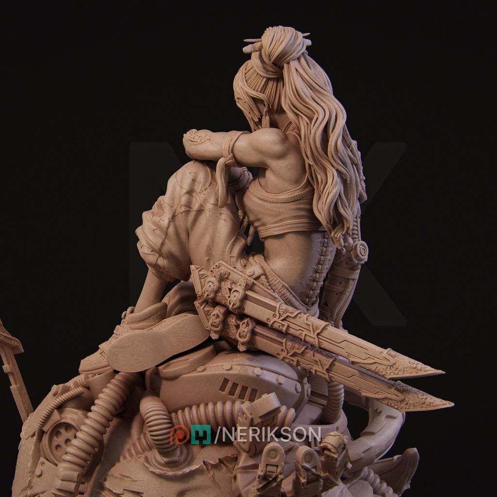 Neo Nixxi, Full Diorama | Garage Resin Kit Statue | D&D TTRPG Fantasy Miniature | Nerikson
