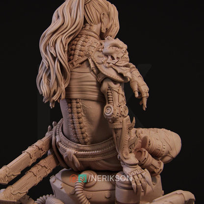 Neo Nixxi, Full Diorama | Garage Resin Kit Statue | D&D TTRPG Fantasy Miniature | Nerikson
