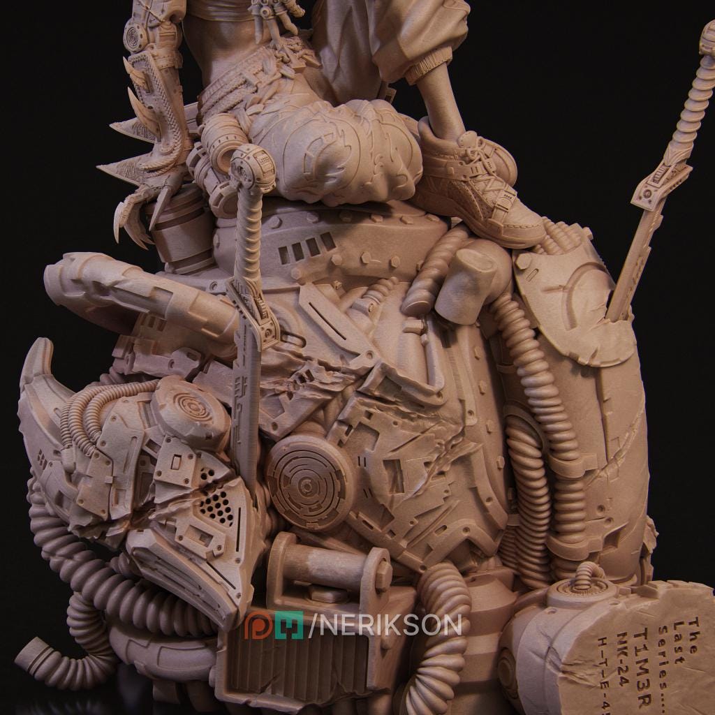 Neo Nixxi, Full Diorama | Garage Resin Kit Statue | D&D TTRPG Fantasy Miniature | Nerikson