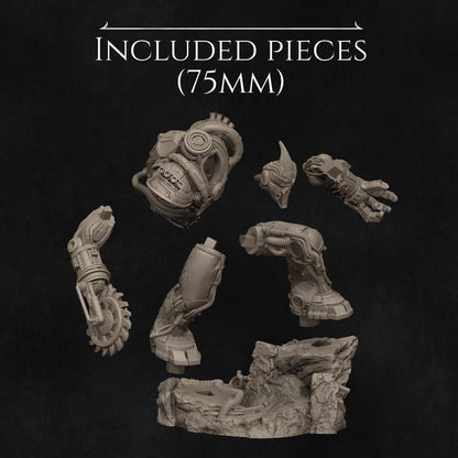 Neo Nixxi Robot | Garage Resin Kit Statue | D&D TTRPG Fantasy Miniature | Nerikson