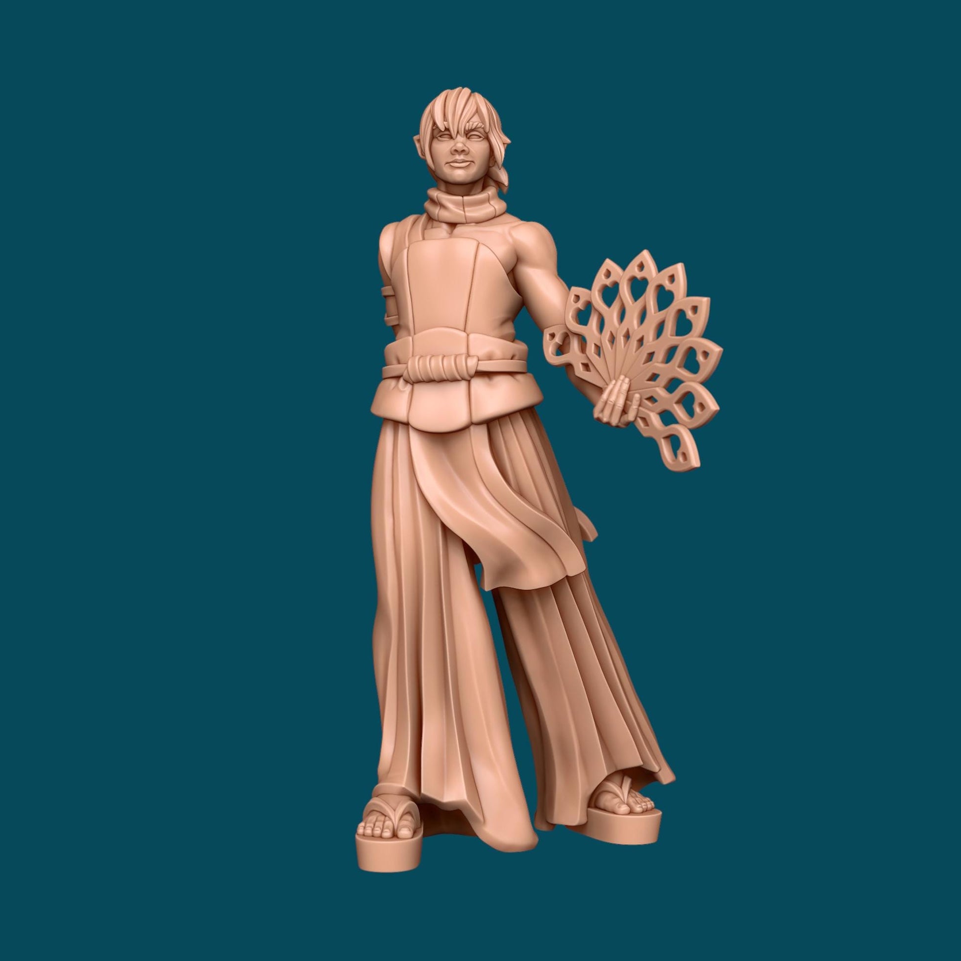 Flow a Fancy Monk | D&D TTRPG Miniature | Awkward Penguin Minis