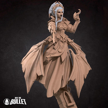 Vampire Witch | TABLETOP SCALE | D&D TTRPG Miniature | Bite the Bullet