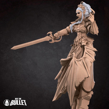 Vampire Witch | TABLETOP SCALE | D&D TTRPG Miniature | Bite the Bullet