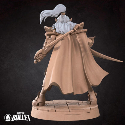 Vampire Assassin | TABLETOP SCALE | D&D TTRPG Miniature | Bite the Bullet