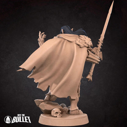 Vampire Warrior | TABLETOP SCALE | D&D TTRPG Miniature | Bite the Bullet