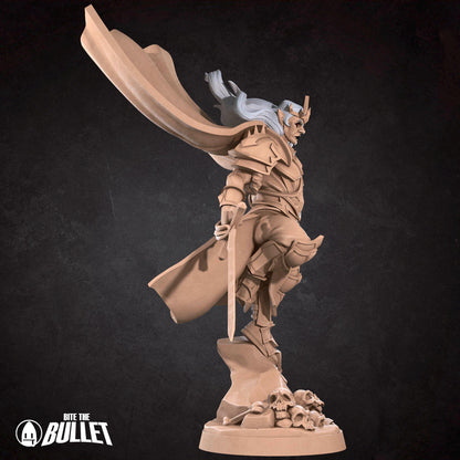 Vampire Paladin | TABLETOP SCALE | D&D TTRPG Miniature | Bite the Bullet