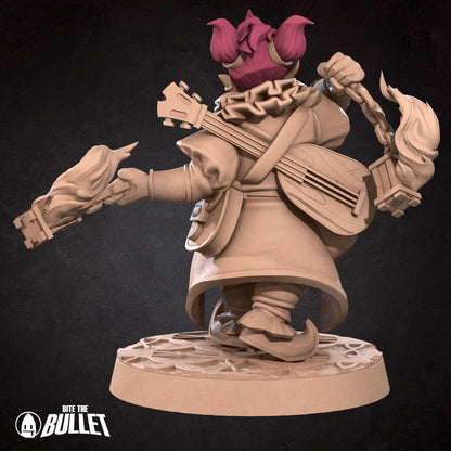 Dwarf Firejuggler | D&D Tabletop Gaming Scale Resin Miniature | Bite the Bullet