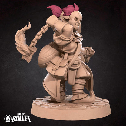Dwarf Firejuggler | D&D Tabletop Gaming Scale Resin Miniature | Bite the Bullet