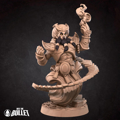 Djinn Diviner | D&D Tabletop Gaming Scale Resin Miniature | Bite the Bullet