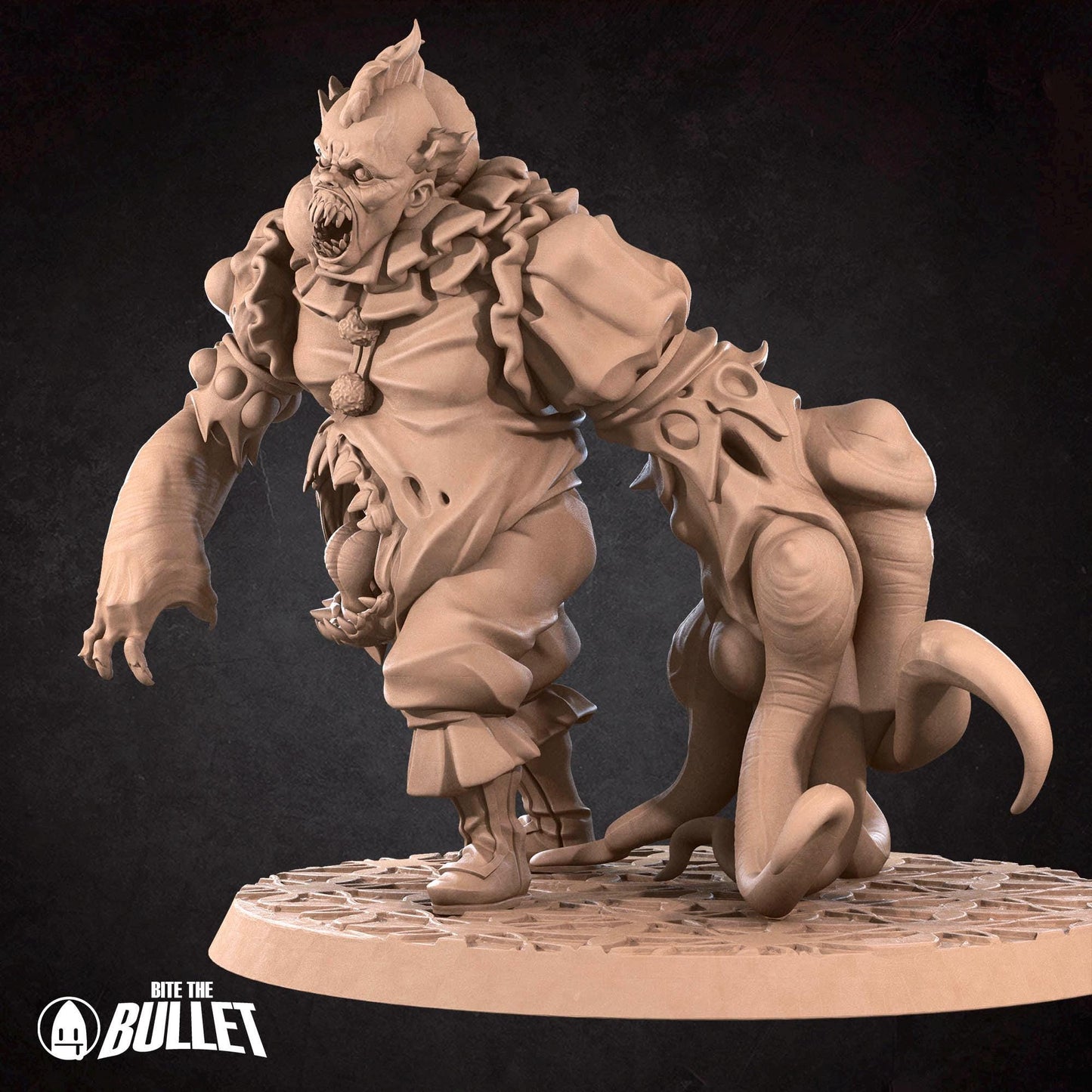 Mutation Clown | D&D Tabletop Gaming Scale Resin Miniature | Bite the Bullet