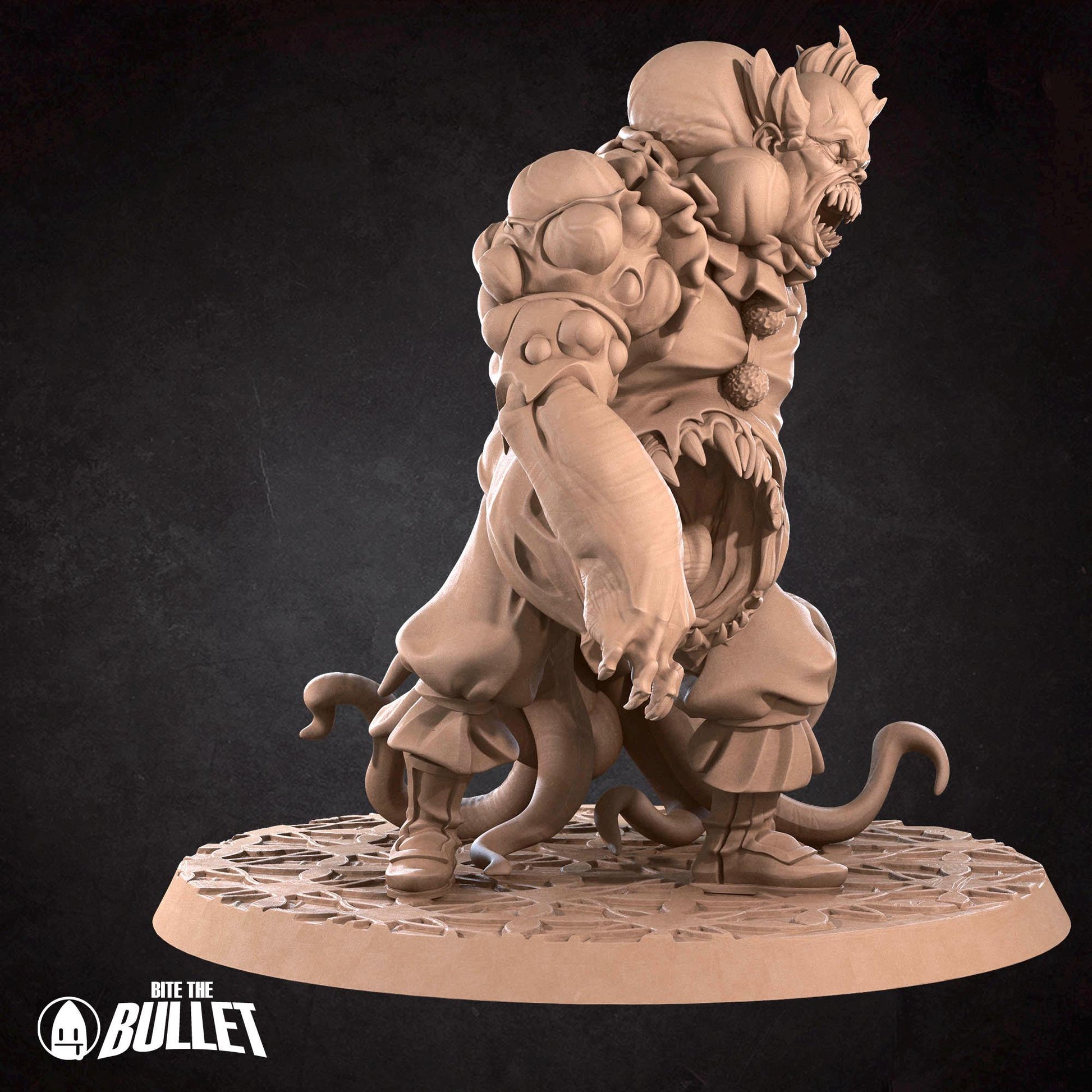 Mutation Clown | D&D Tabletop Gaming Scale Resin Miniature | Bite the Bullet
