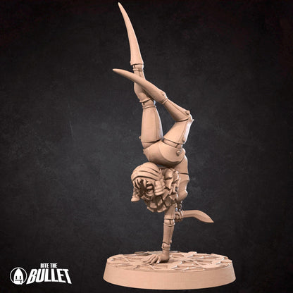 Spider Trainer Contortionist | D&D Tabletop Gaming Scale Resin Miniature | Bite the Bullet