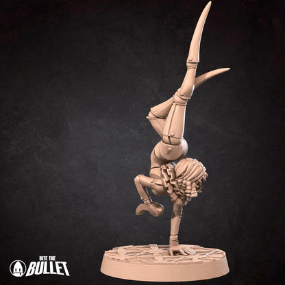 Spider Trainer Contortionist | D&D Tabletop Gaming Scale Resin Miniature | Bite the Bullet