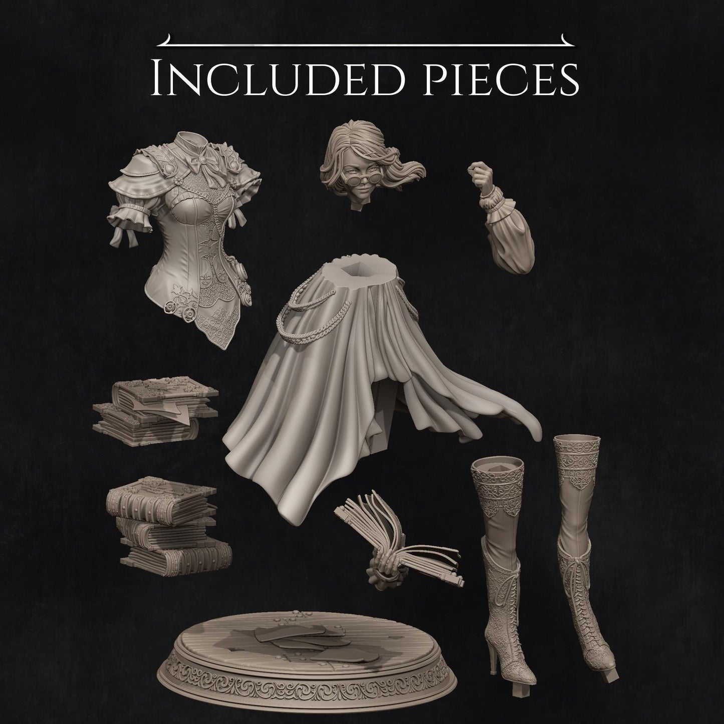 Orinthia Standalone | Garage Resin Kit Statue | D&D TTRPG Fantasy Miniature | Nerikson