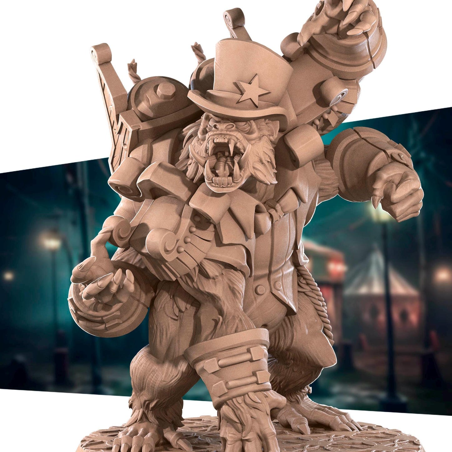 Girallon Ringmaster | D&D Tabletop Gaming Scale Resin Miniature | Bite the Bullet