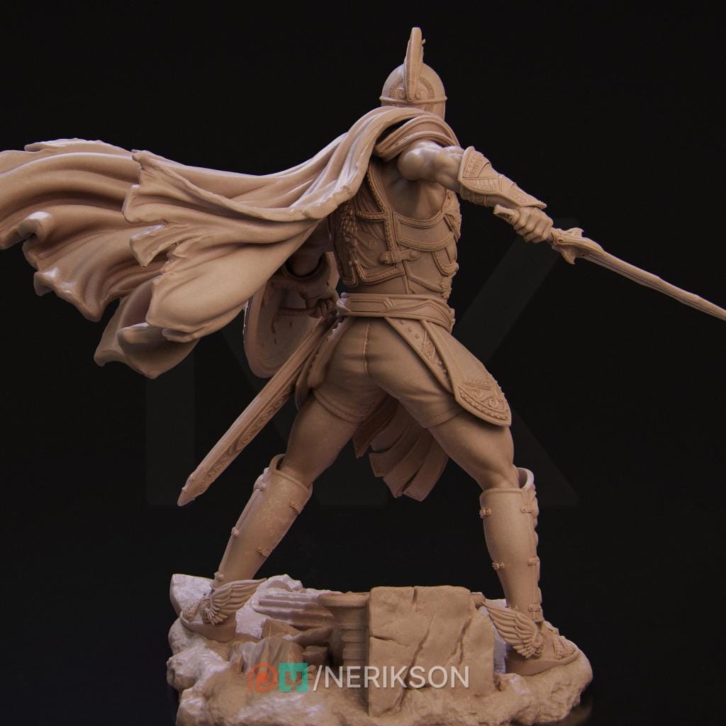 Perseus Standalone, Greek Mythology | Garage Resin Kit Statue | D&D TTRPG Fantasy Miniature | Nerikson