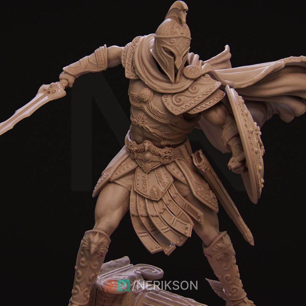 Perseus Standalone, Greek Mythology | Garage Resin Kit Statue | D&D TTRPG Fantasy Miniature | Nerikson