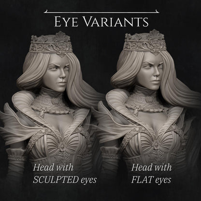 Queen Of Spades | TABLETOP SCALE | D&D TTRPG Fantasy Miniature | Nerikson