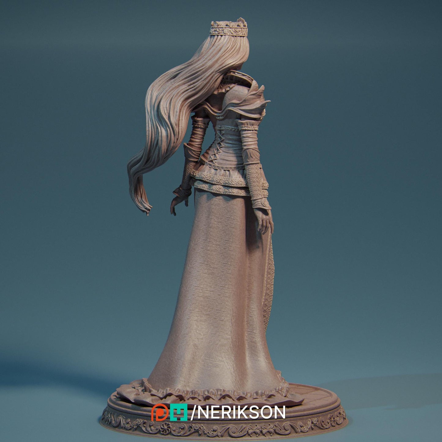 Queen Of Spades | TABLETOP SCALE | D&D TTRPG Fantasy Miniature | Nerikson