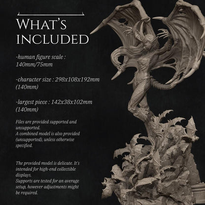 Rylana the Succubus | Garage Resin Kit Statue | D&D TTRPG Fantasy Miniature | Nerikson